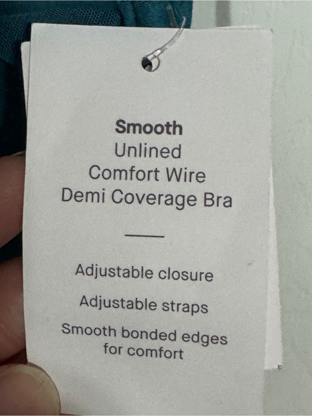Auden Teal Underwire Bra - Deep Teal Support - Picture 5 of 5